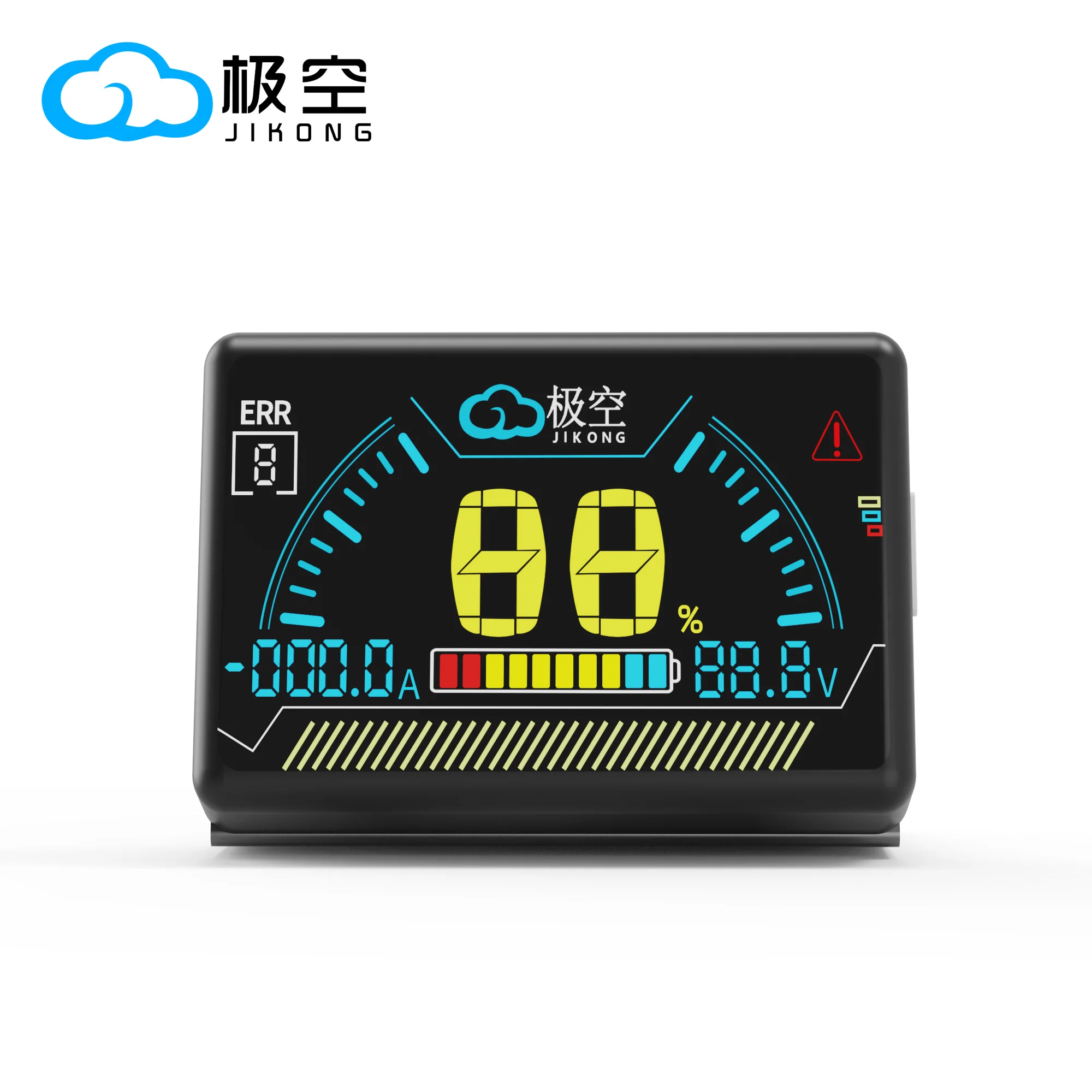 JIKONG Smart BMS com display LCD acessório indicador de nível de bateria inteligente de 2,3 polegadas com cabo de 3500 mm para gerenciamento de bateria