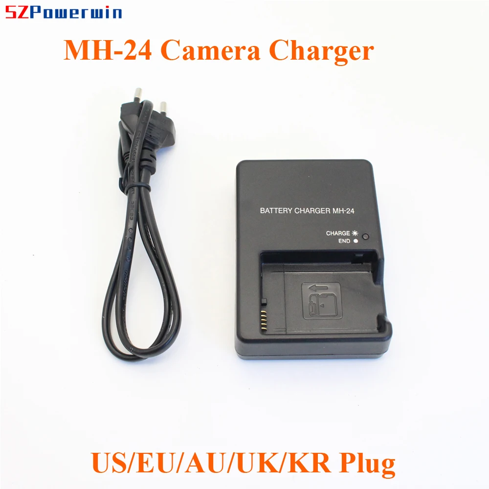 Powerwin MH-24 MH24 Camera Charger for Nikon EN-EL14 ENEL14 Battery P7800 P7100 P7000 D3100 D5200 D5100 D3200 D3300 D5300