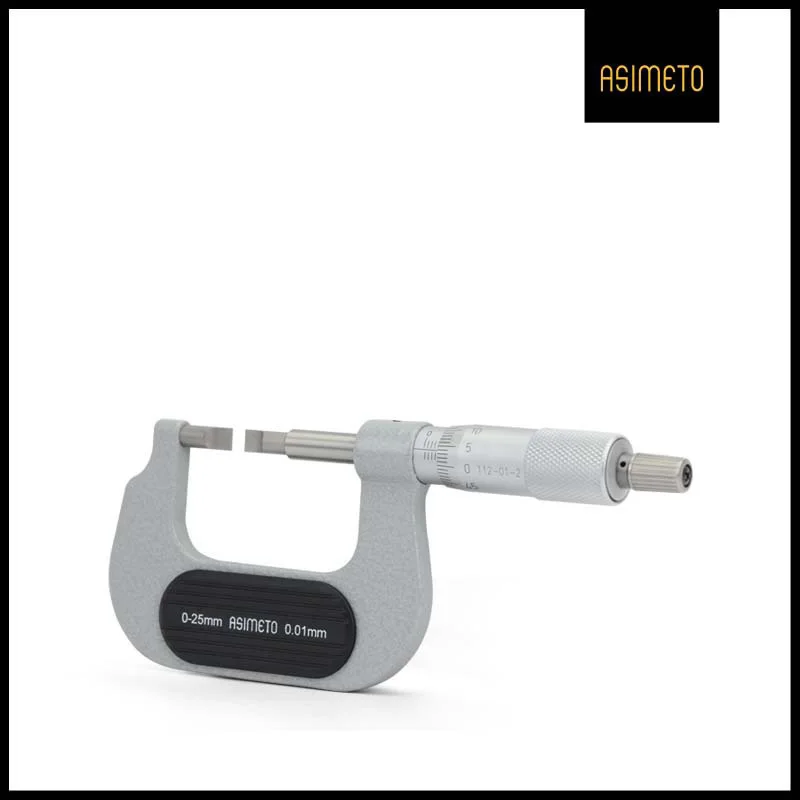 Asimeto Non-rotating spindle Type A and type B anvil graduation 0.01mm Mechanical Blade Micrometers