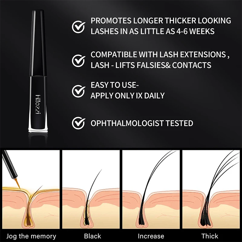 Didesun Enhancer Wimper Groei Serum Wimper Groei Behandeling Dikkere Wimpers Natuurlijke Curling Lash Tillen Wimper Groei Vloeistof