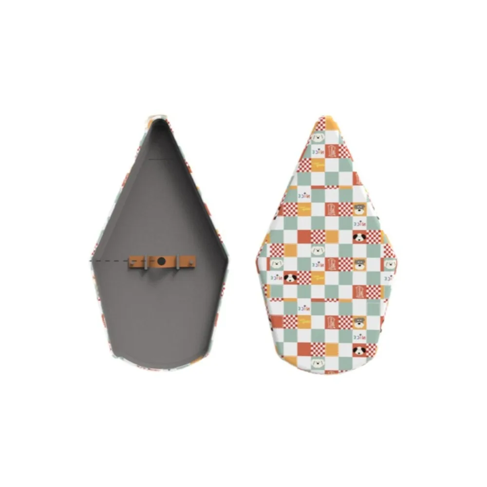 Heat-Resistant Handheld Ironing Board Insulated Sponge Padding Ironing Plate Reinforced Handle Layered Padding