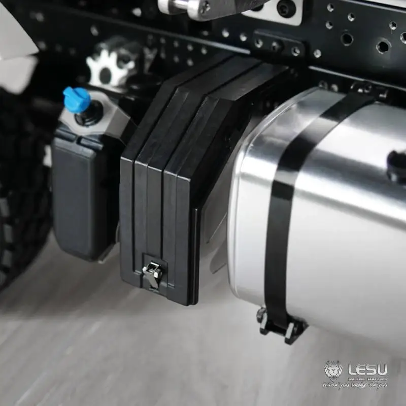 LESU G-6158 1/14 vrachtwagen model simulatie metalen ureum tank universele Tamiya 3363 tractor vrachtwagen simulatie decoratie accessoires