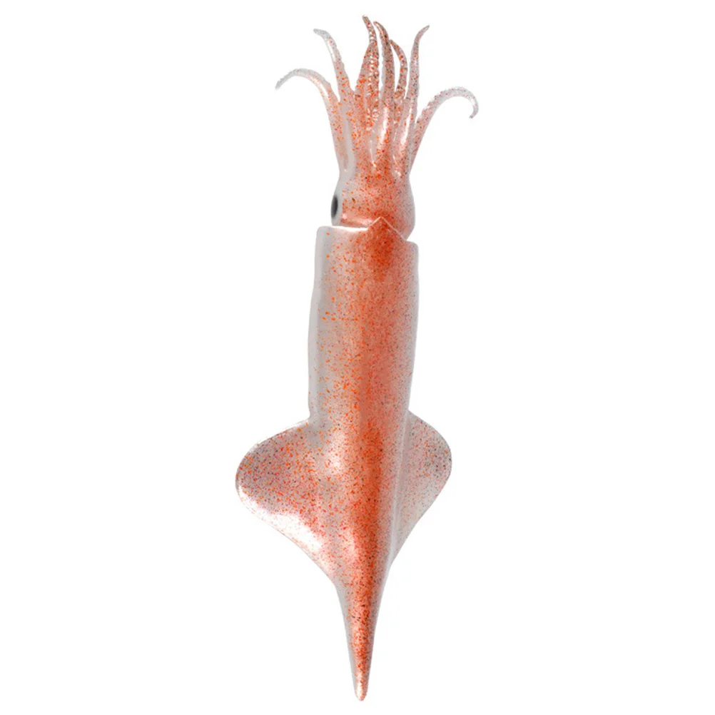Decorate Seafood Squid Model Animal Toys Artificial Lemons Pvc Whale Bath Figurines