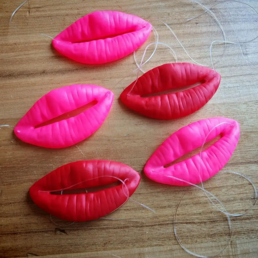 Novelty Thick Big Mouth Lips Props Prank Items Costume Parties Sausage Mouth Decor Funny Funny Facial Cover Wedding Party Props