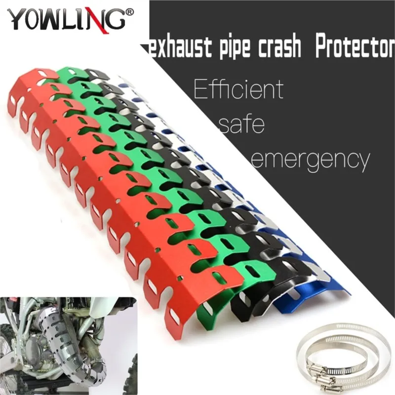 

Moto Exhaust Muffler Pipe Leg Heat Shield Cover Heat Protector For SUZUKI RM RMZ RMX DR DRZ DJEBEL 85 125 250 400 XC SB R S SM
