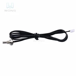 2m NTC 10K XH2.54 M8 Thermistor Temperature Sensor Thread Probe Cable Waterproof for TEMP Controller with 1m/2m/3m Length