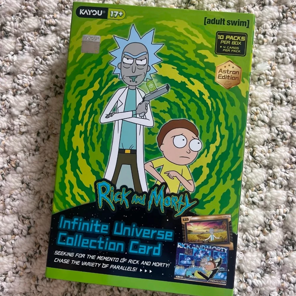 Genuine Kayou Rick And Morty Cards Infinite Universe Version Rare Cards To Collect Flash Tcg Gift For Fans
