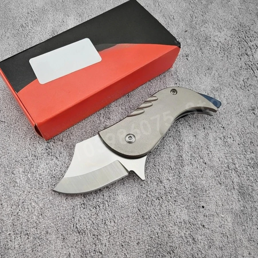 C256 سوبر كول سكين للفرد صغير 440C شفرة مقبض ألمونيوم التخييم في الهواء الطلق التكتيكية الطوارئ الدفاع عن النفس سكين الرجال الهدايا