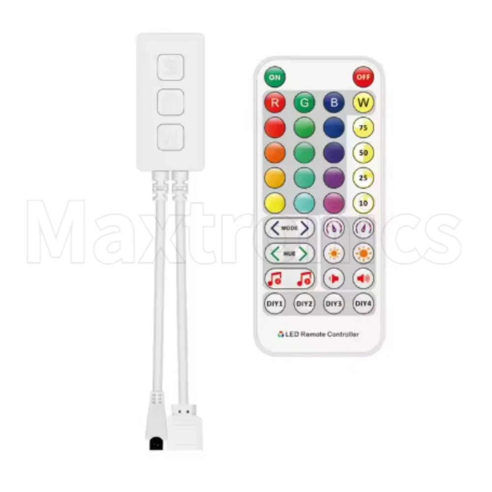 DC5-24V SP513E SP514E RGB RGBW تحكم واي فاي APP الذكية وحدة تحكم بالموسيقى الأشعة تحت الحمراء التحكم عن بعد 38 مفتاح باهتة مصباح ليد قطاع