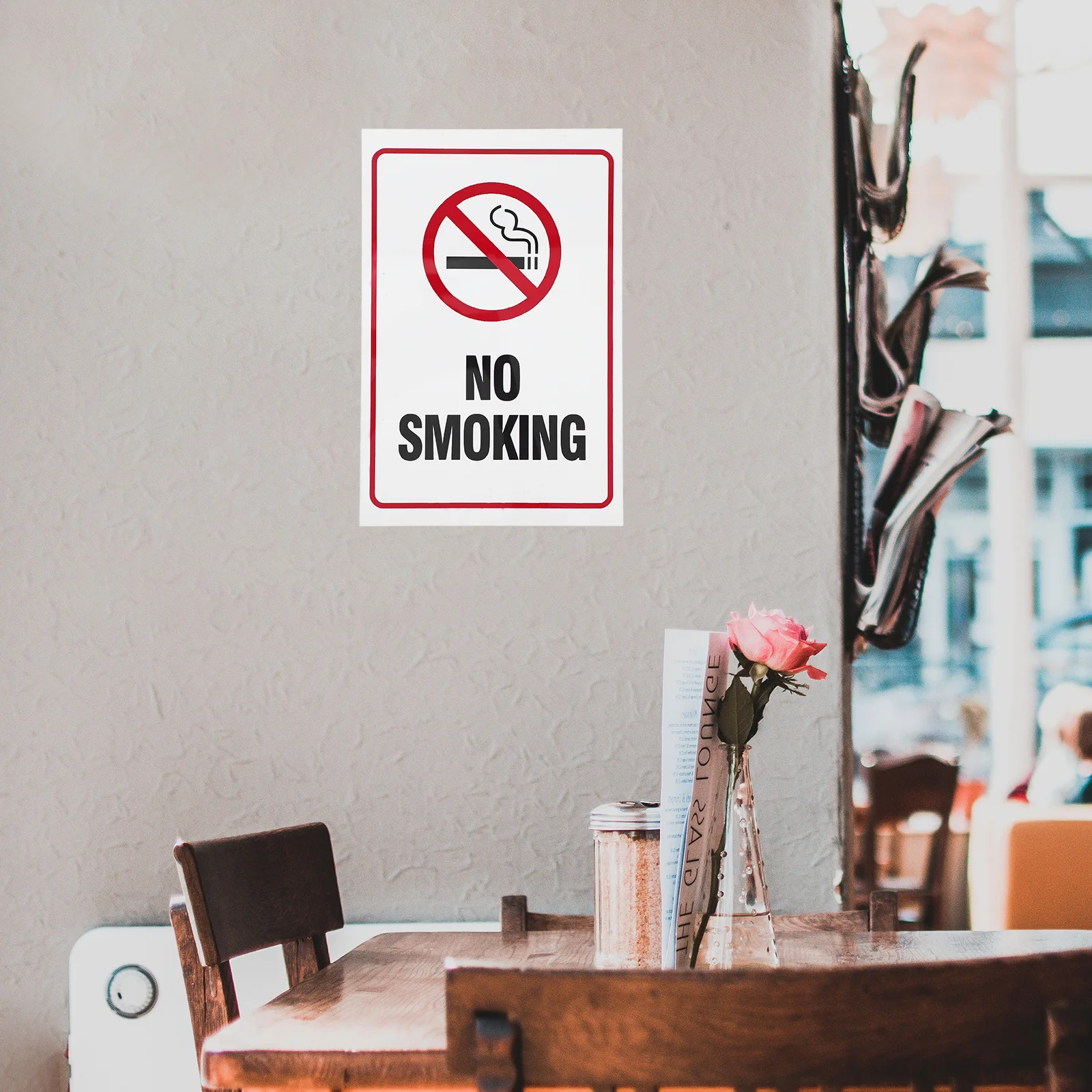 ممنوع التدخين علامة الألومنيوم علامة تحذير للمنزل فندق مقهى الأعمال في الهواء الطلق غير لاصق علامات تحذير المرور السلامة #3