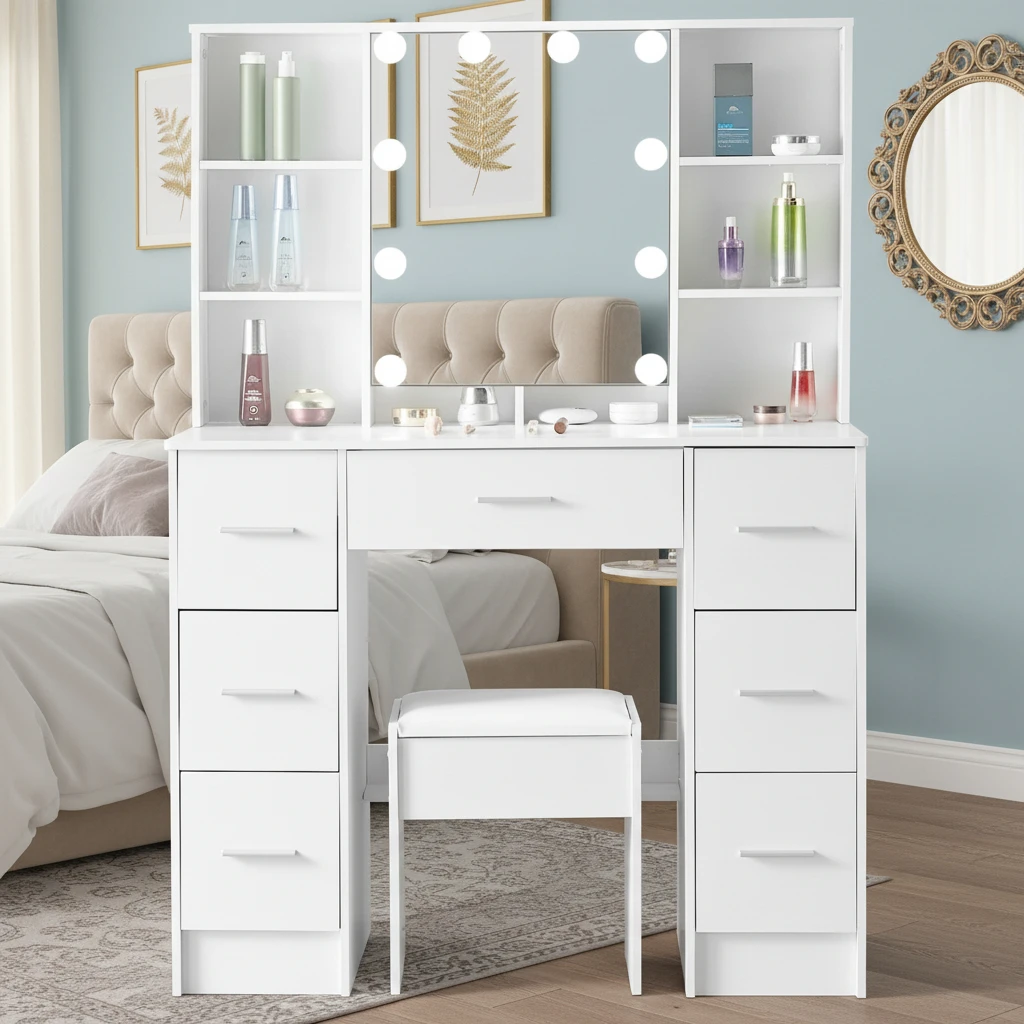 White Led Dressing …