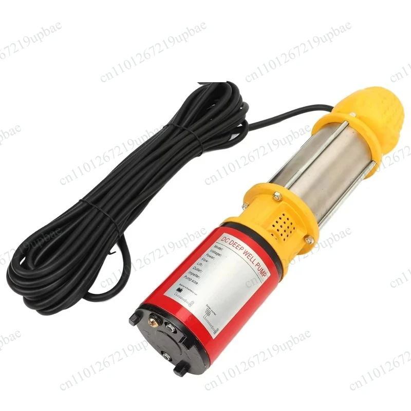200W12V / 300W24V /750W48V Solar Brushless Submersible Deep Well Pump, Built-in MPPT Solar PV Water Pump