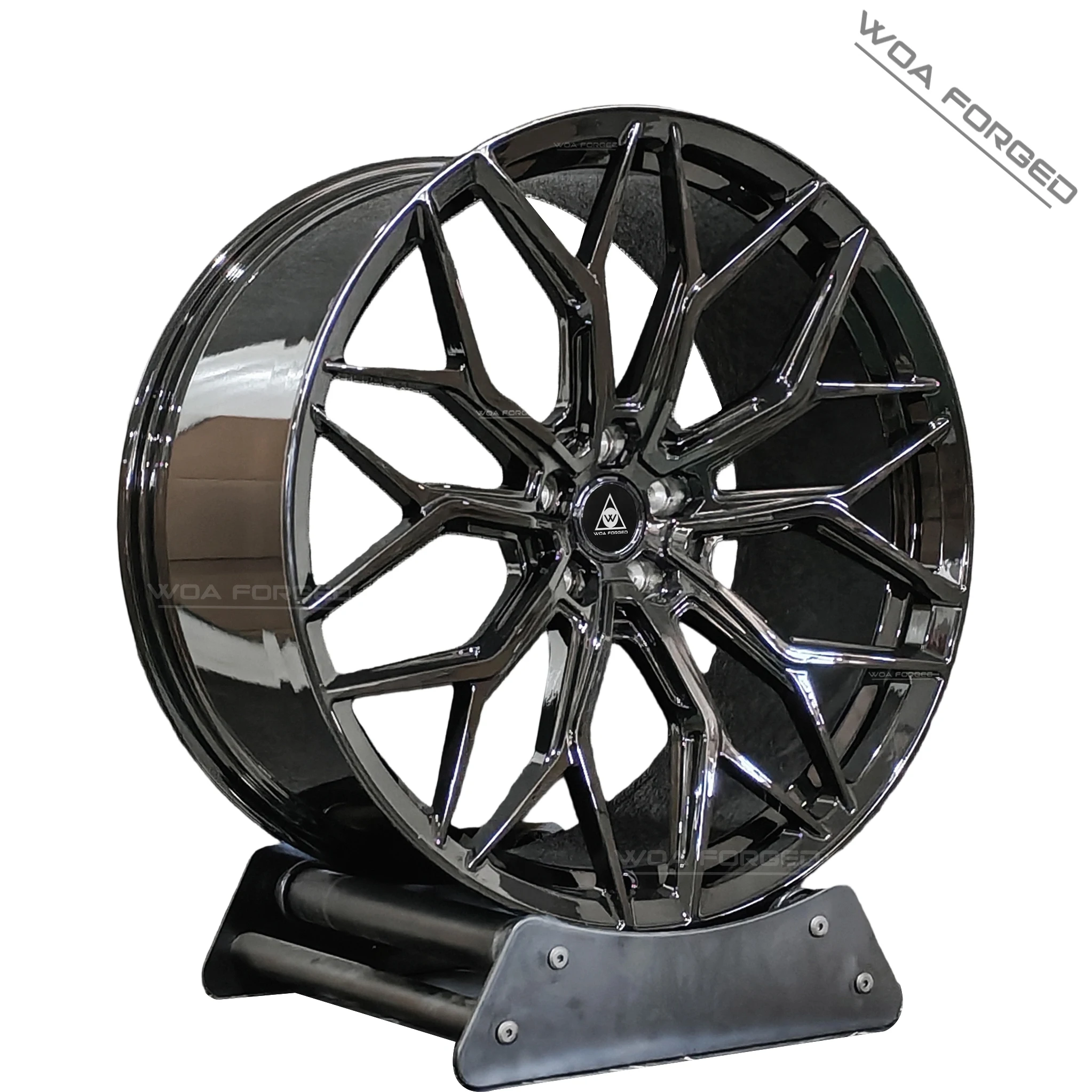 SL.1 نمط 40 مم طبق عميق أسود قطعة واحدة حافة عجلة مزورة خفيفة الوزن وعجلات ألومنيوم عالية الأداء مع 25 مم ET 98 مم PCD #6