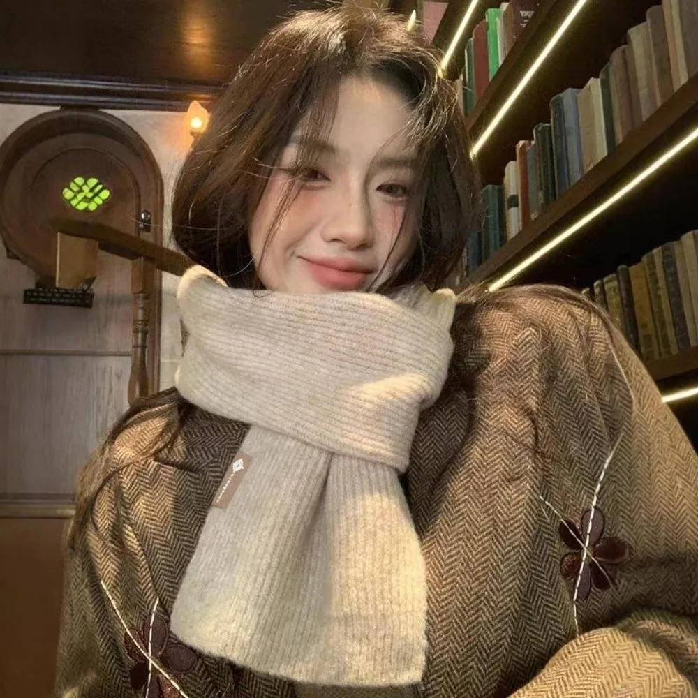 

Новый ветрозащитный грелка для шеи, холодостойкий теплый шейный платок, однотонные универсальные шарфы, нагрудник для спорта на открытом воздухе