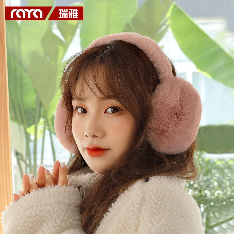 Winter Ear Protector Cold Weather Outdoor Sports Earmuffs Student Outdoor Running Warm Ear Muff Hair Band Plush Folding Earmuffs