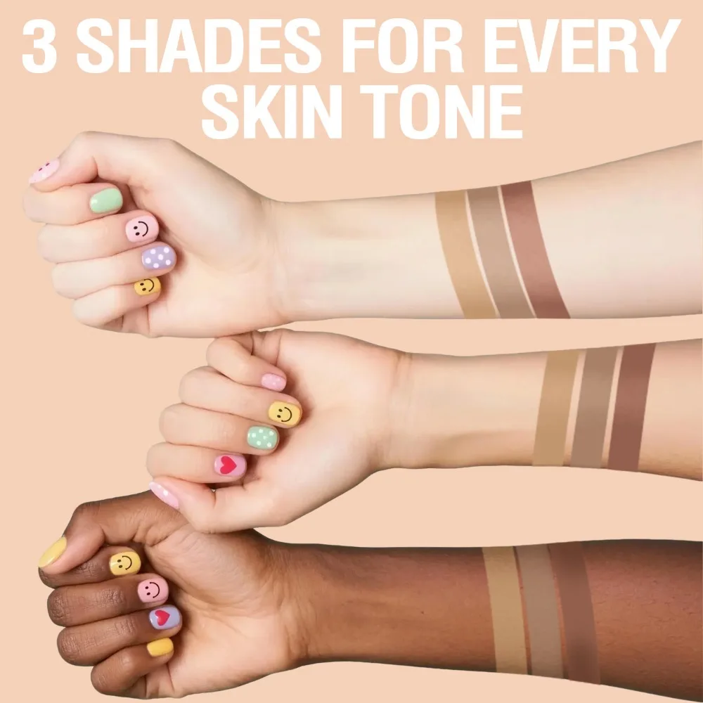 Bâton de Contour multifonction, crème pour le visage, surligneur, correcteur, bronzant, mélange sans couture, couverture intégrée pour le maquillage naturel