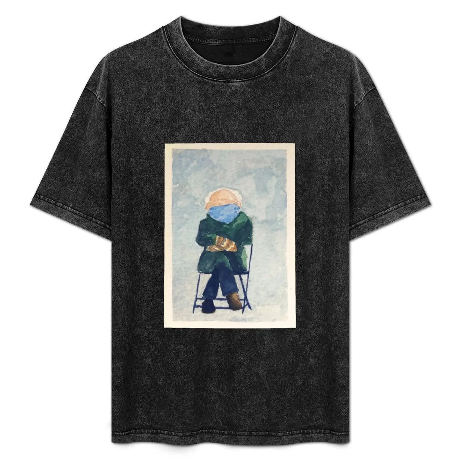 

Bernie T-Shirt man t shirts high quality luxury brand funny t shirts man cotton t shirt pack anime shirts for man T-Shirt