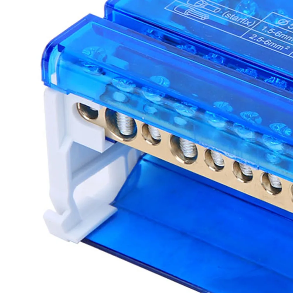 

Распределительная коробка клемм 411 4-уровневая клеммная колодка на DIN-рейку Распределительная коробка Однофазная распределительная коробка 4 в 40 выходов