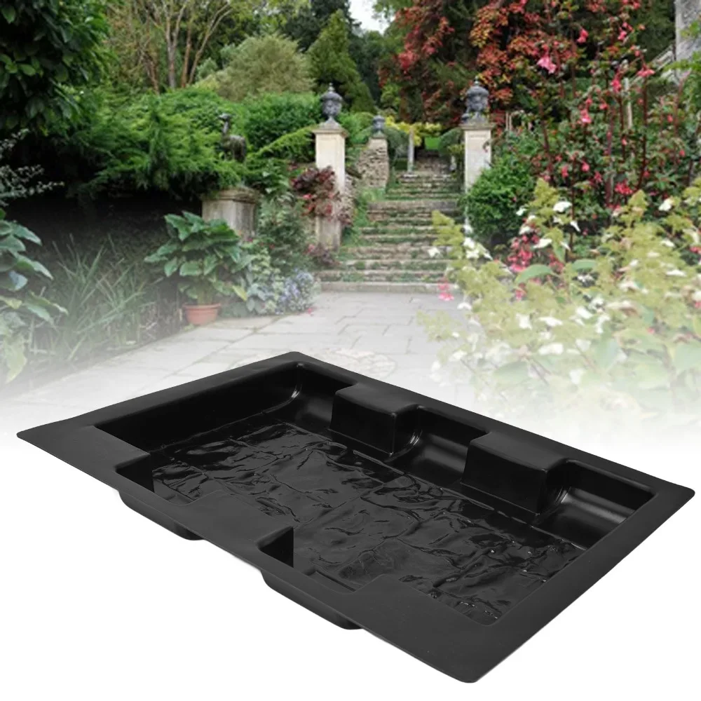 Flexible ABS Stepping Stone Mold 3D Texture Cast Artificial Rock Concrete Block Mold DIY Sold Reusable Stone Veneer Mold