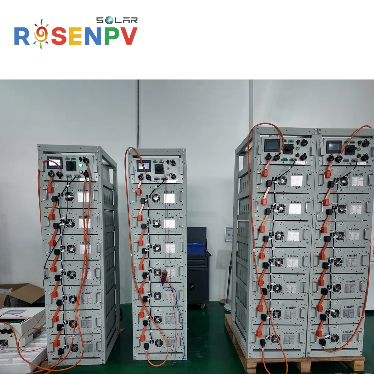 100kw Energy Storage Lithium Battery Lifepo4 Commercial Solar Backup Battery with CAN Communication Port