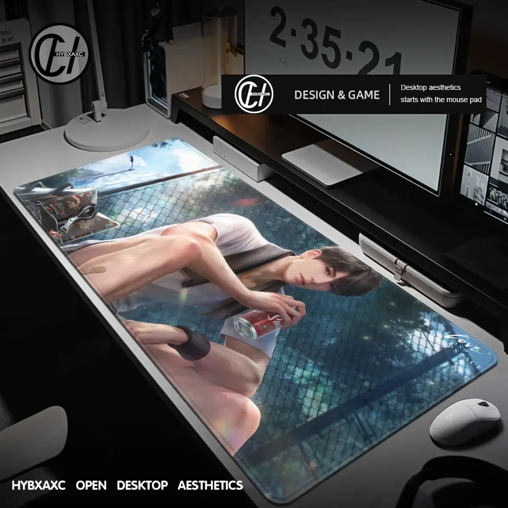 

Mouse Pad Laptop Love And Deepspace Caleb Mousepad Office Computer Gamer Anime Keyboard Pad PC Cartoon Cool Desk Mouse Mat Gift