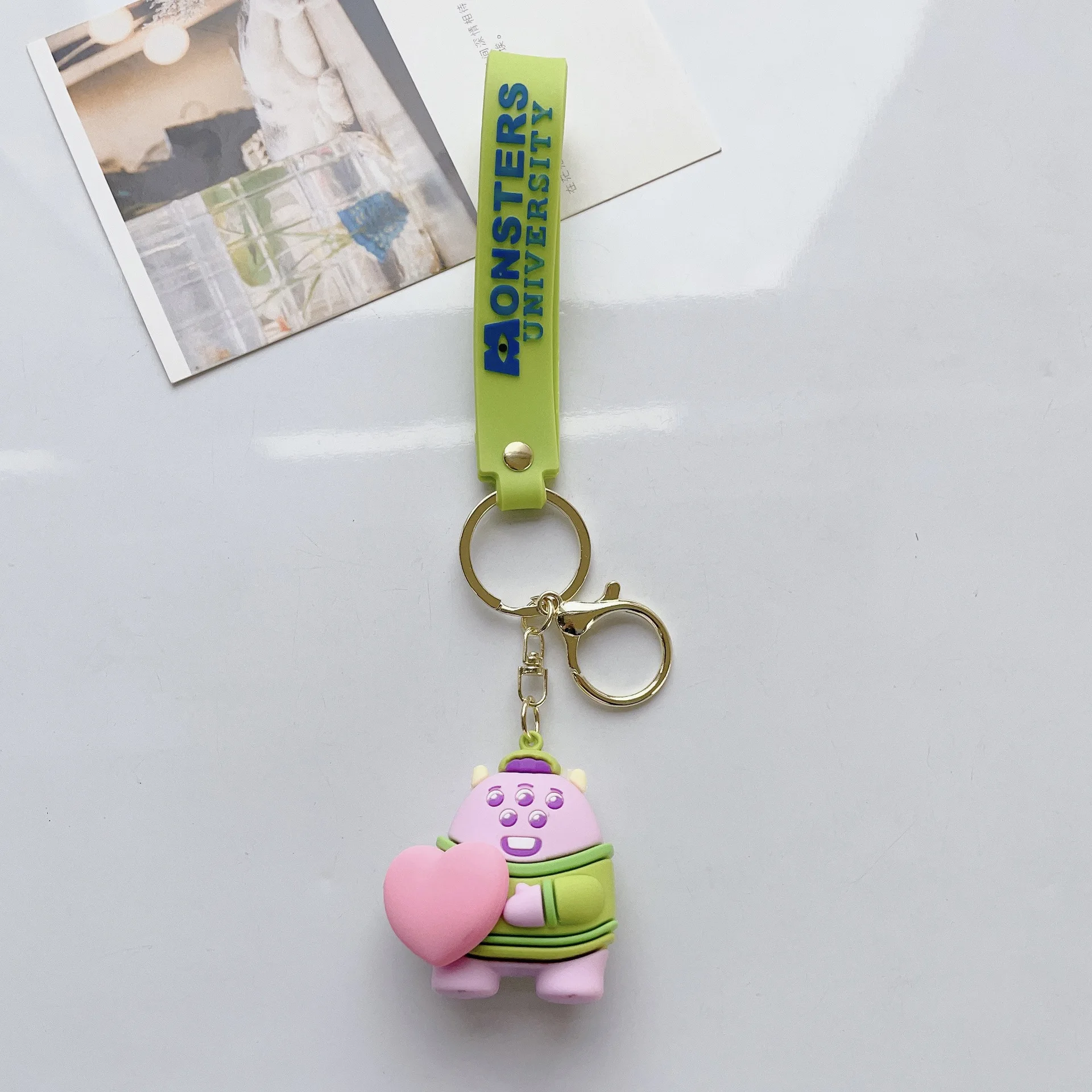 Disney Cute Cartoon Monsters University Keychain Pendant Car Backpack Accessories Special Gift for Kids Friend