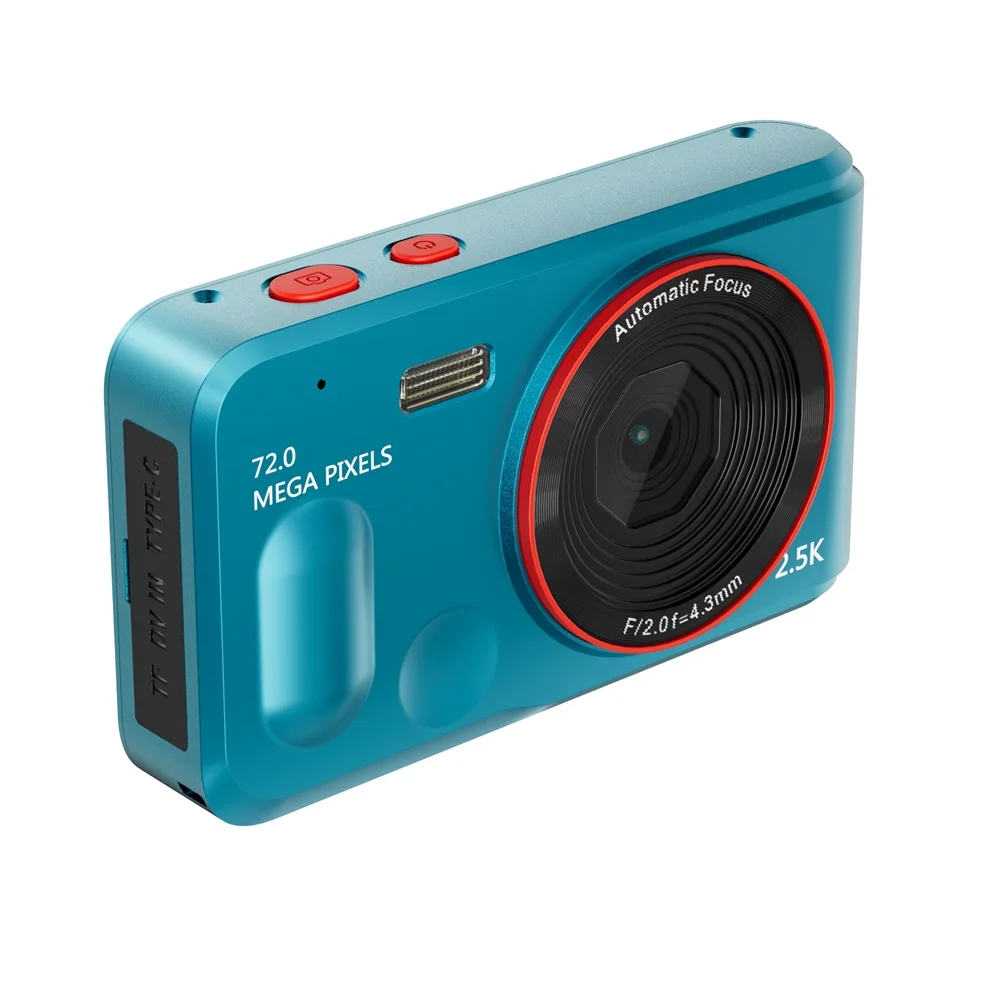 XJ01-cámara Digital para niños, videocámara Monocular de arranque, portátil, con enfoque automático, 2,5 K, HD, 72MP, para exteriores