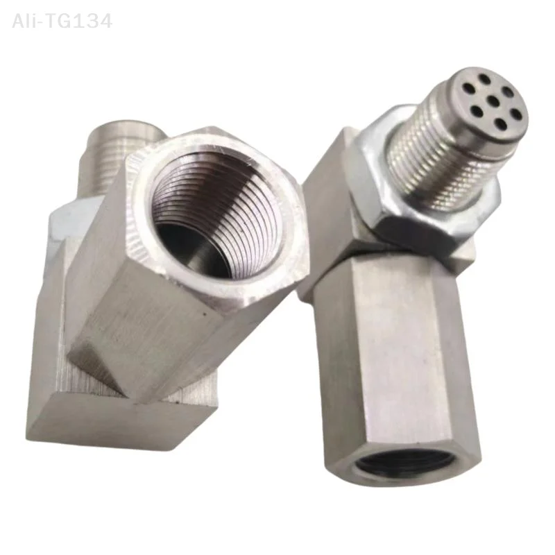 Car Oxygen Sensor Adapter Connector, Auto Modification Accessories, 90 Degree, M18, 1Pc