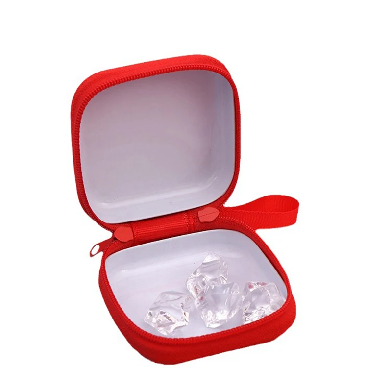 Christmas Decorations Coin Purses Square 7*7cm Internet Celebrity Coin Purses New Year Gifts Coin Purses Round 7.3cm