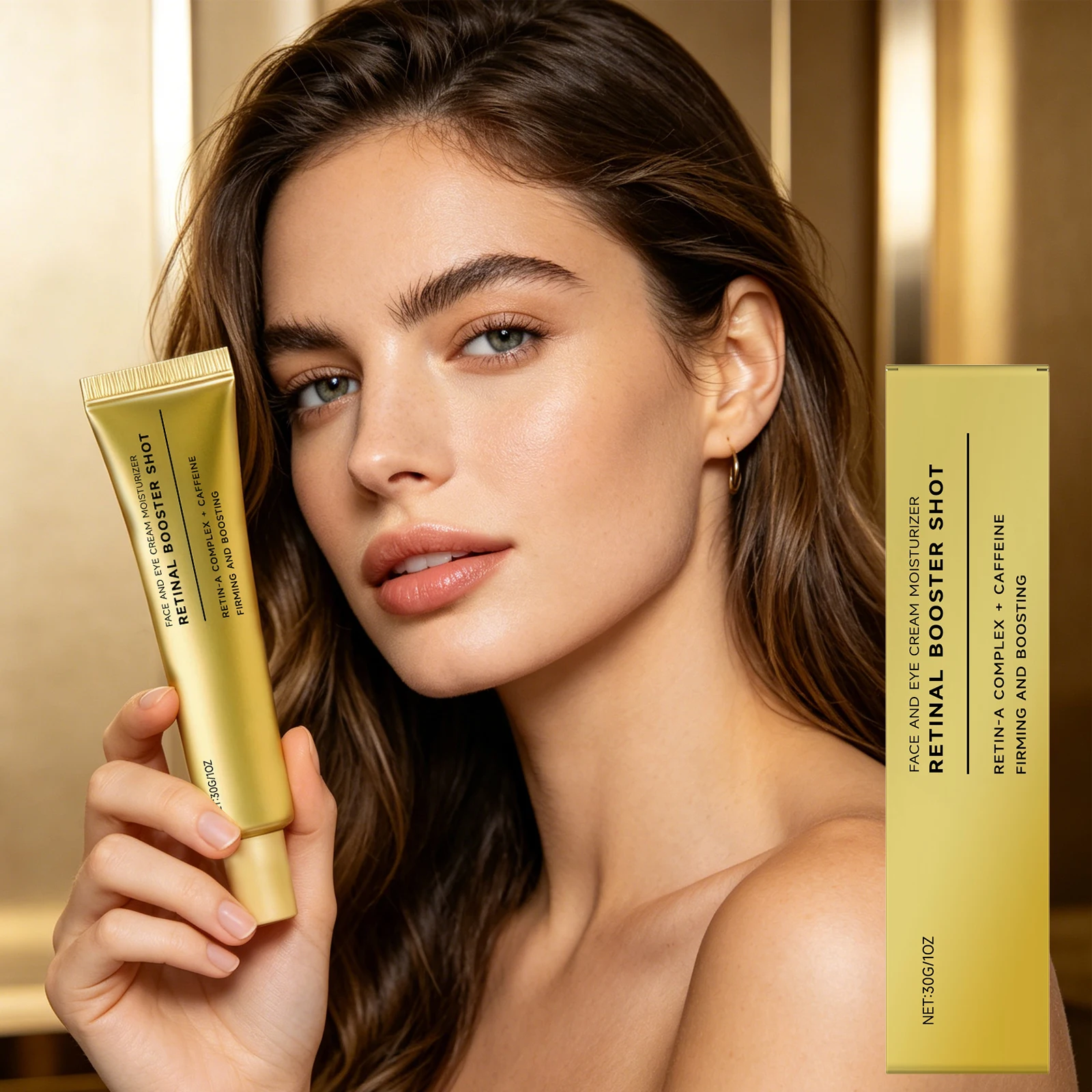 Retinol Lifting Face Cream Reduce Face Edema Fade Dark Spot Moisturizing Whitening Brighten Repair Skin Barrier Skin Care Cream