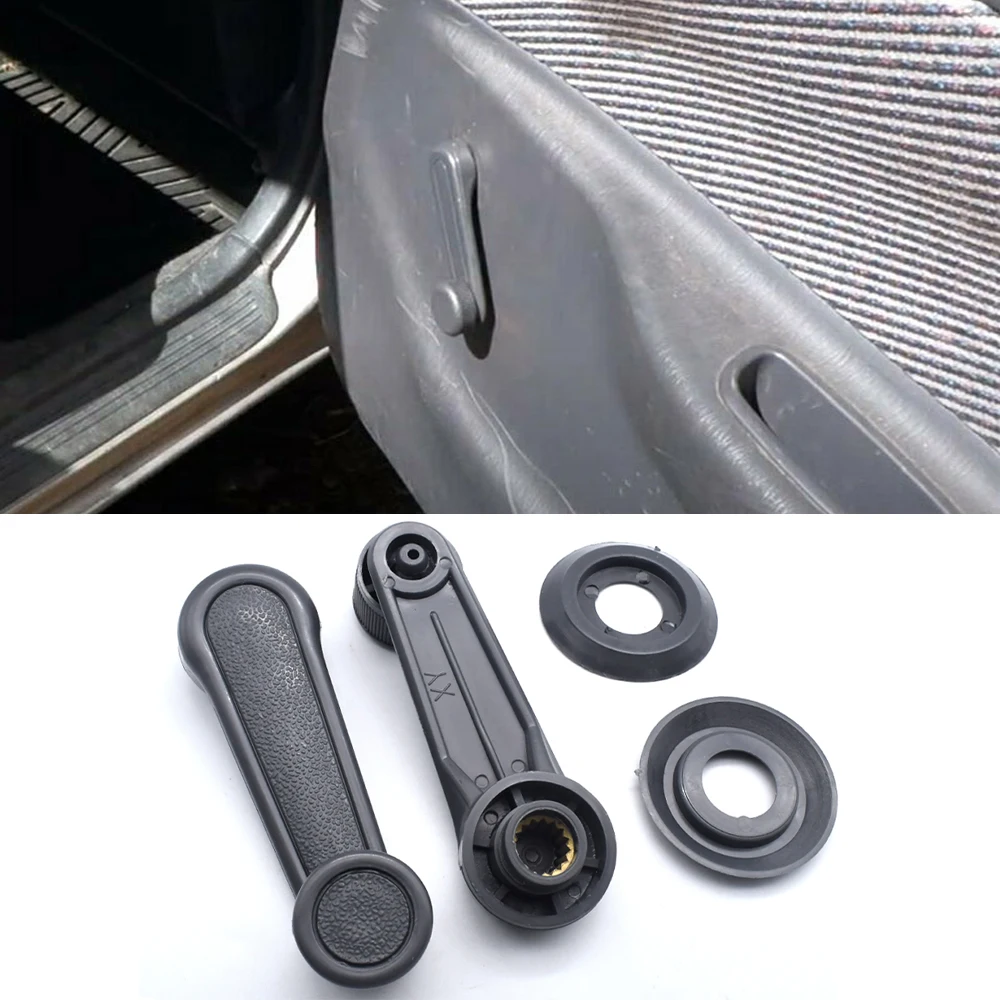 2Pcs Car Window Winding Handles Window Lifter Control Rocker for Toyota 4Runner Corolla MR2 Pickup Land Cruiser Tacoma Tercel