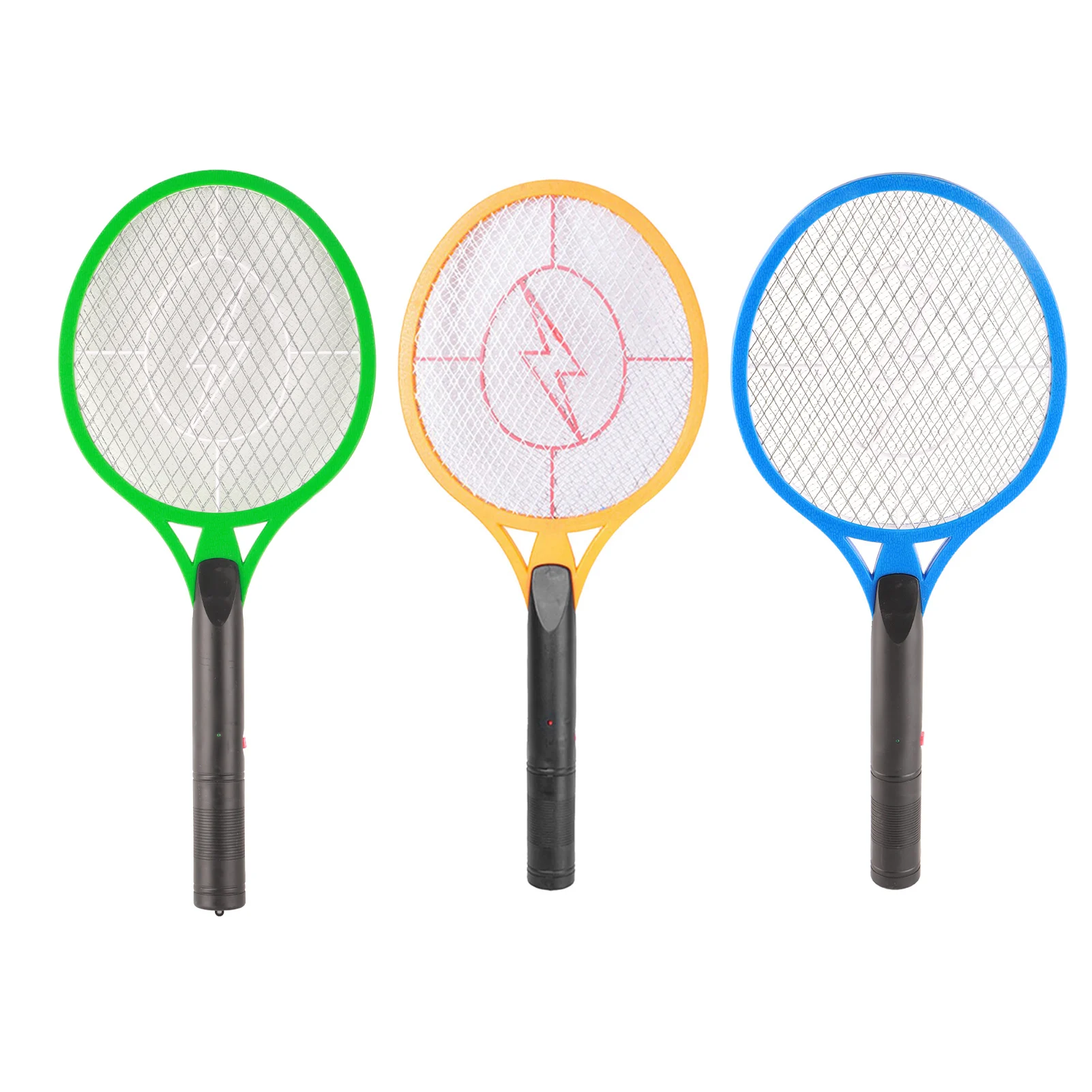 Summer Mosquito Killer Triple  Battery Power Fly Swatter Electric Repeller Bug  Racket Pest Control For Bedroom Insect