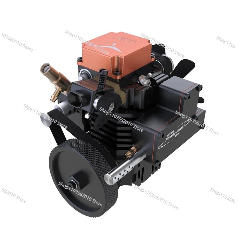 

FS-S100A Water/Air Cooling Four Stroke Methanol Engine Model Car Model Boat Special Engine RC Remote Control Toy Modification