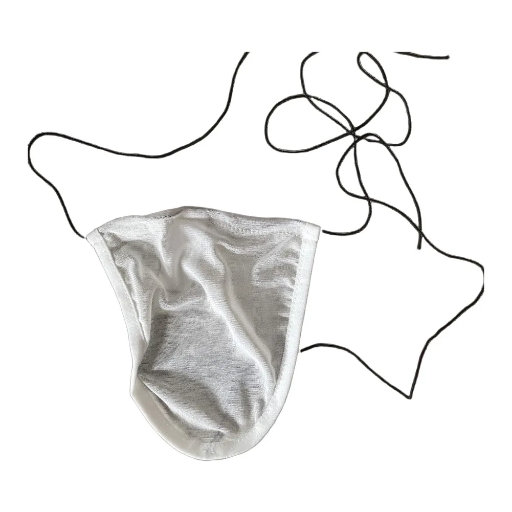Thongs Men Underwear Lace Up Mens Nylon+Mesh One Size Pouch Sexy Soft Ultra-thin Underpants Breathable Fashion