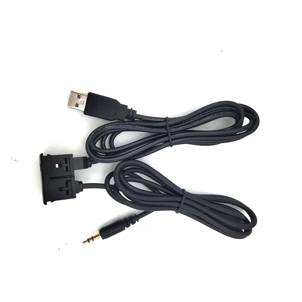 

1.5m Car AUX USB Extension Cable Lead Mounting Panel Auto Boat Dash Flush Mount