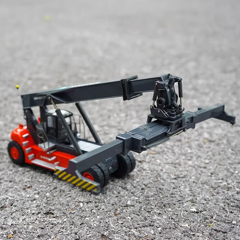 Diecast 1:50 Scale Container Front Crane Alloy Engineering Machinery Model Collection Souvenir Gift Toy Static Display Ornament