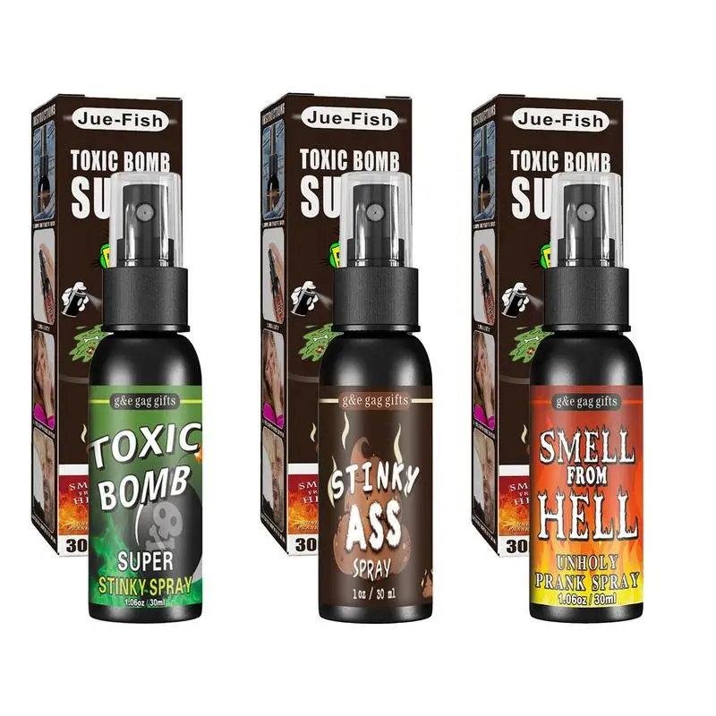 30ml Líquido Fart Gag Prank Toy Para Adultos Ou Crianças Prank Poop Stuff Não Cheiros Tóxicos Como Real Fart Extra Strong Stink Spray