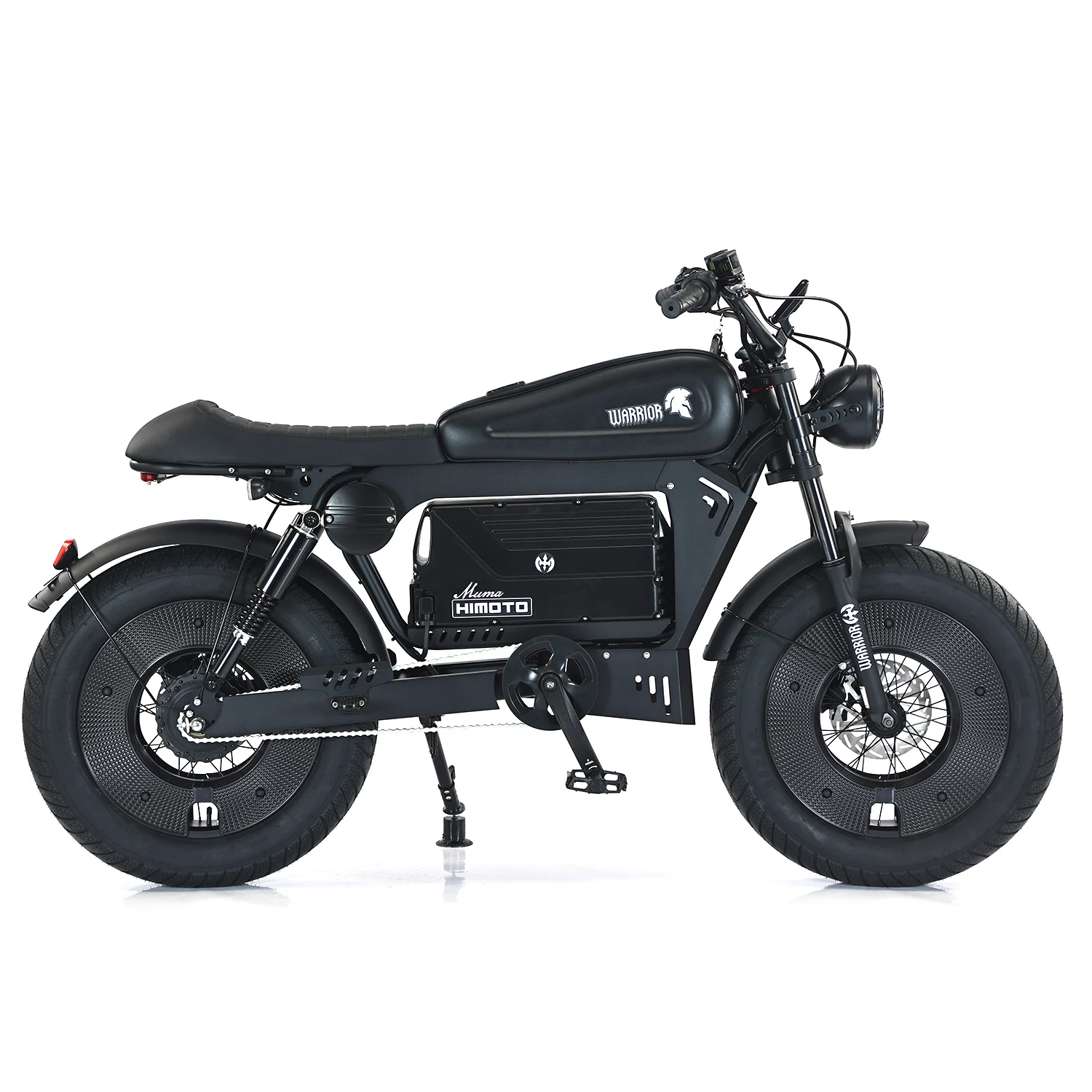 

STLF Fashion Classic Himoto Black Warrior Iron Material Lithium Battery Keyless NFC City Commute Retro Electric Bike Ebike Fat T