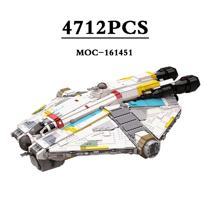 

New MOC-161451 Spaceship Space Shuttle Model Building Blocks Toy Stitching Block 4712PCS Christmas Gift Kids Birthday Gift