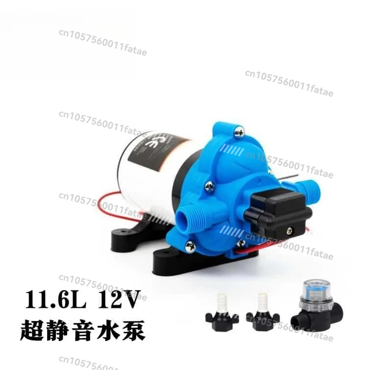 

12V24V electric booster diaphragm pump RV water pump Small boat household self-priming pump Outdoor pumping