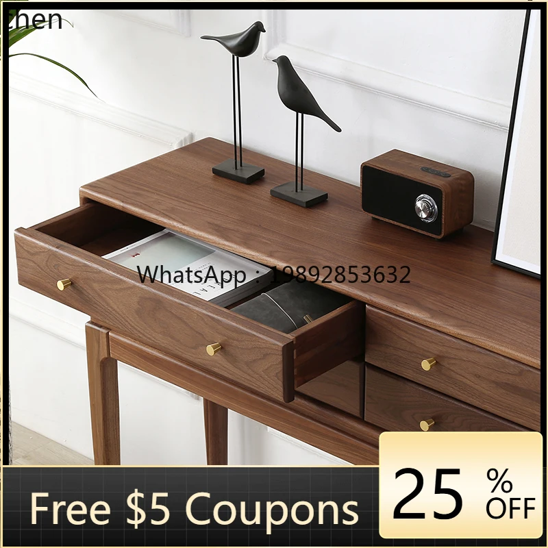 

Solid Wood Entrance Modern Simple Aisle Cabinet Locker Light Luxury Entrance Hall Corridor Cabinet