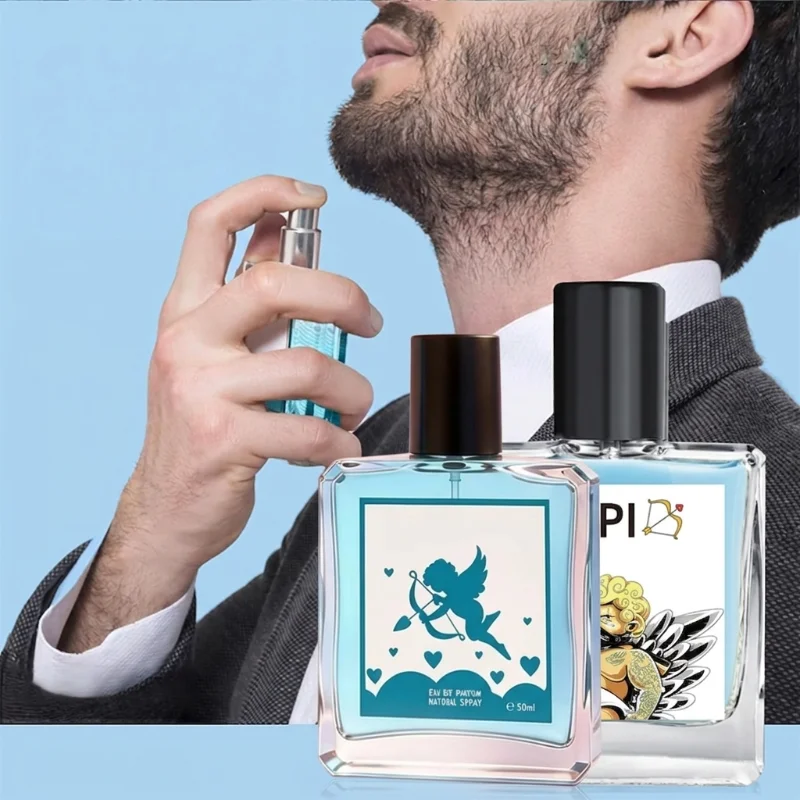 Romantic Charming Cologne Perfume 50ml,Natural Long-lasting Eau De Fragrance Captivating Fresh Woody Scent Daily Dating Perfume