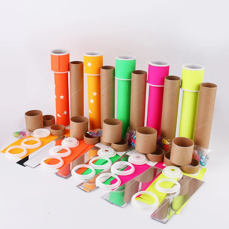 مجموعة مواد المشكال الدوارة ذاتية الصنع ألعاب مشكال ملونة بسيطة أدوات تعليمية للتجربة العلمية ألعاب يدوية #3