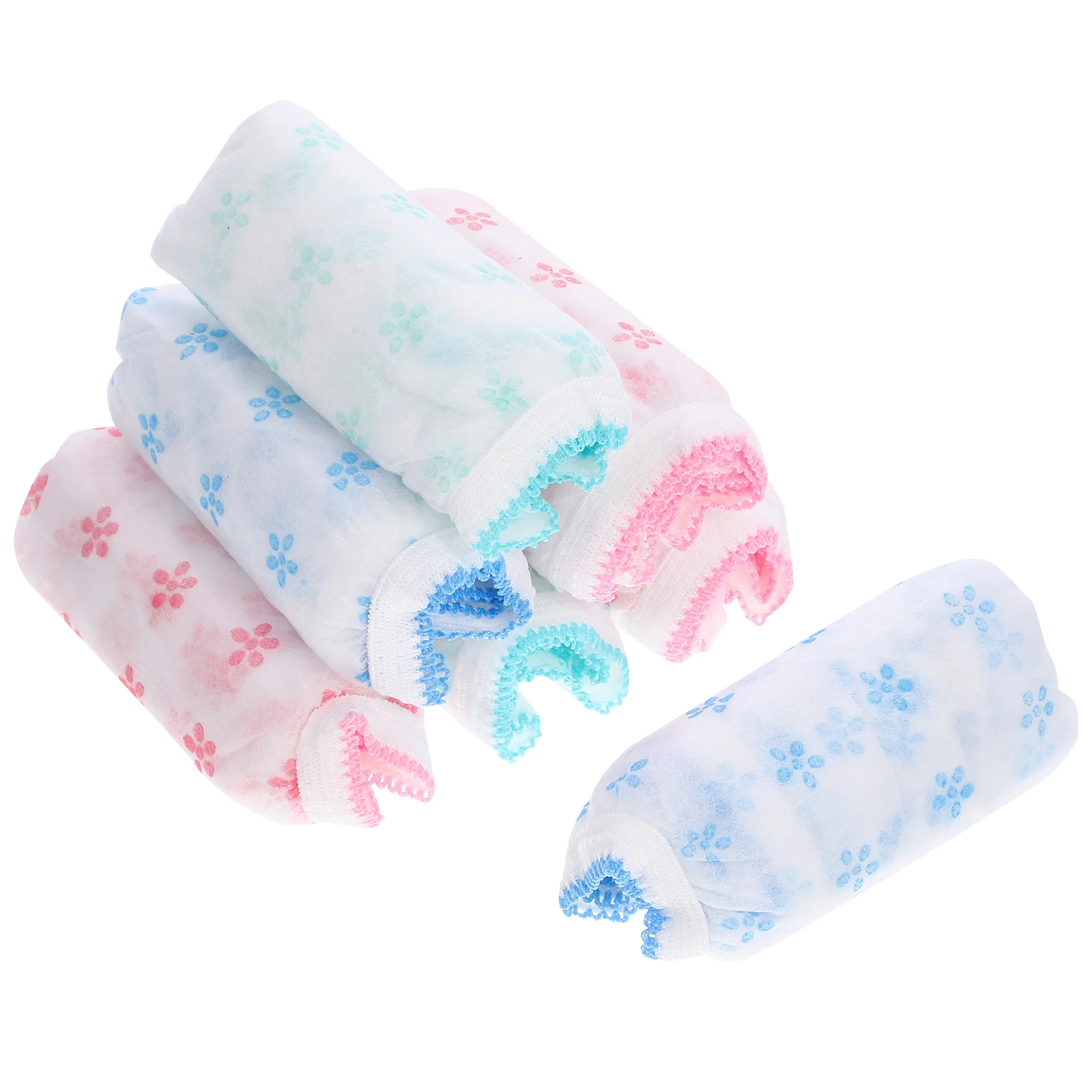 

7pcs Pregnant Disposable Breathable Printing Non-woven Panties Briefs for Pregnant Women Travel Menstrual Pe