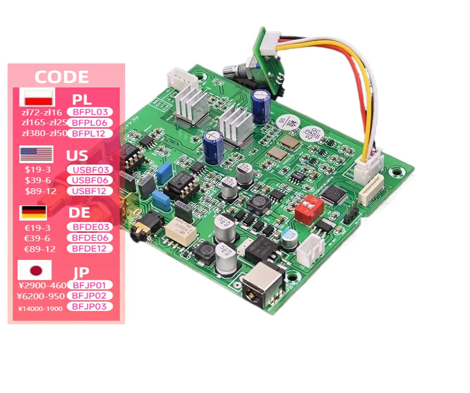 Asynchronous decoder fever level I2S input  AK4191+AK4499  DSD512 PCM384