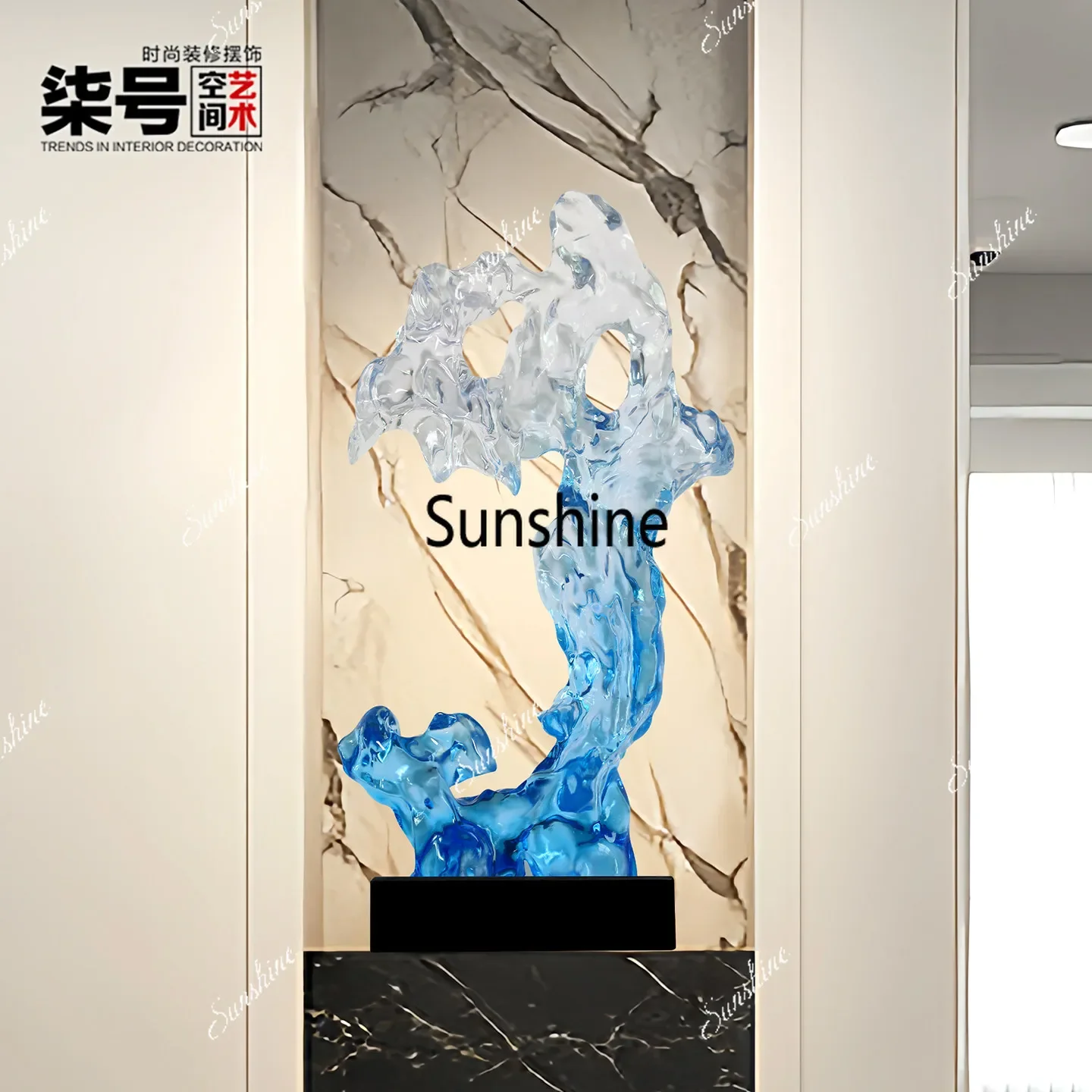 House move new residence Taihu stone ornament porch lucky sculpture art decoration  FT