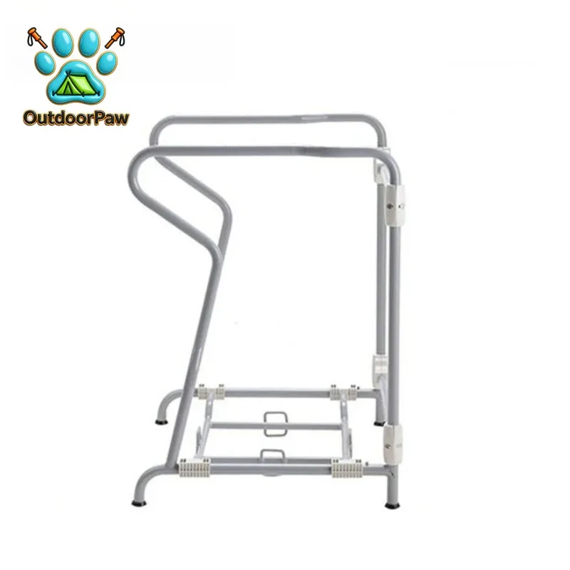 Portable toilet holder, folding heightening bracket