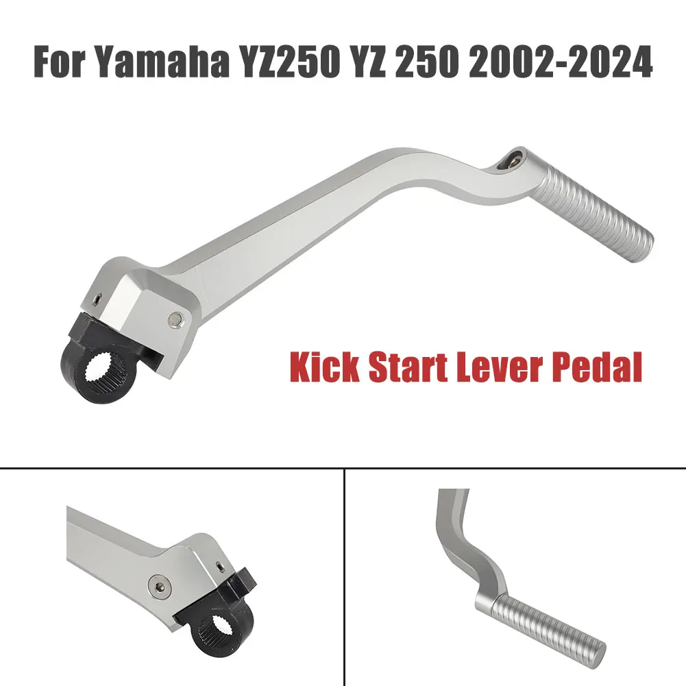 For Yamaha YZ250X 2016-2023 / YZ250 2002-2024 Motorcycle Kick Start Lever Pedal Aluminum 5NX-15620-20-00 5NX-15620-11-00