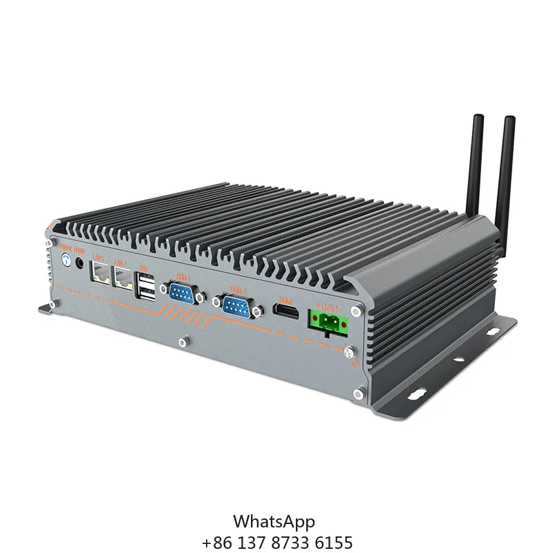 Industrial Embedded Mini Pc Win 11 J1900 X86 I5 I7 7200U 1235U Fanless 9-36V Wide Voltage Mini Box PC For Industrial Computer