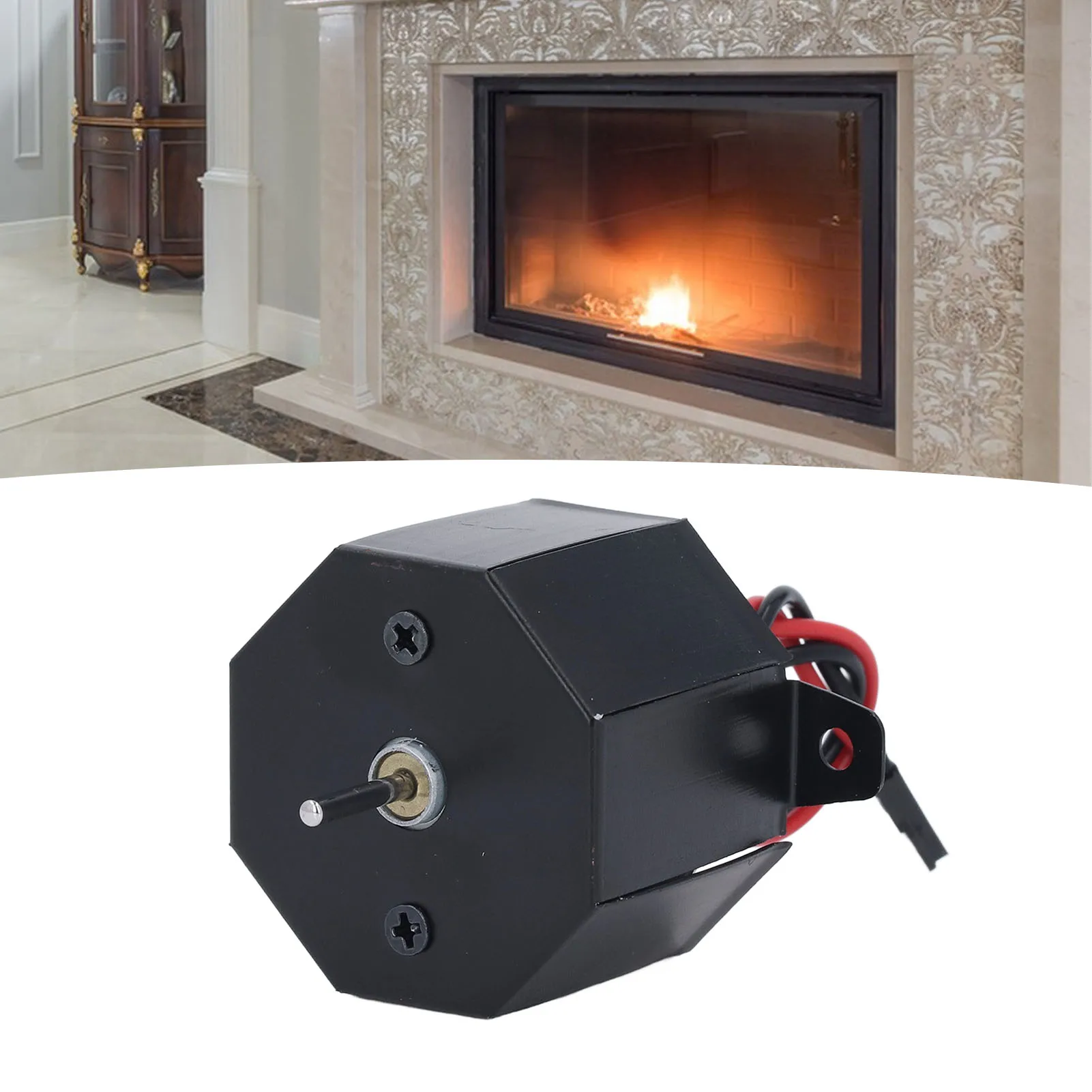 

Многофункциональный вентилятор для камина с низким уровнем шума, многоразовый, с автономным питанием, 200 ℃ Термостойкий